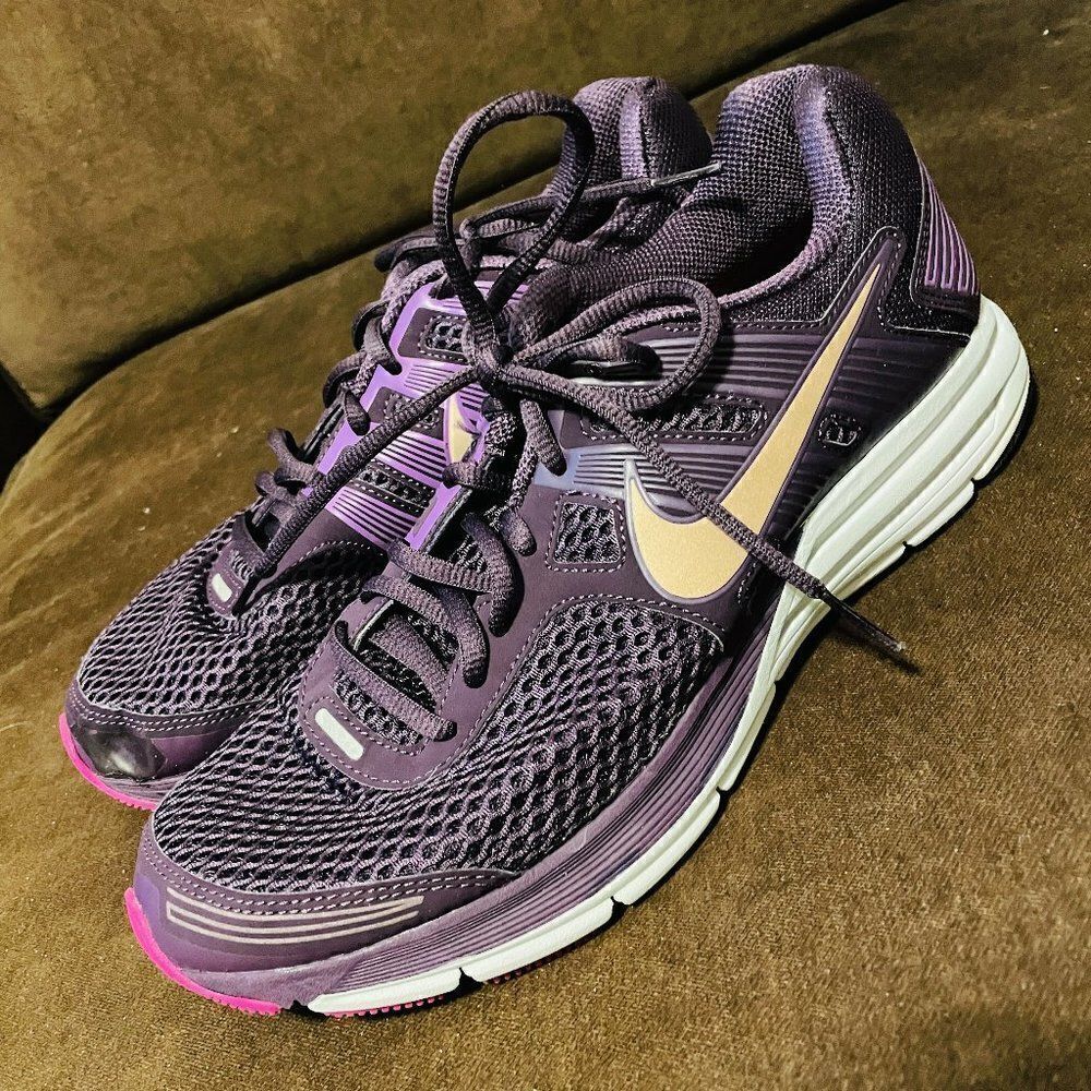 Excellent Nike Zoom Structure 16 Purple Eggplant Pink Womens 9 US 40.5 EUR